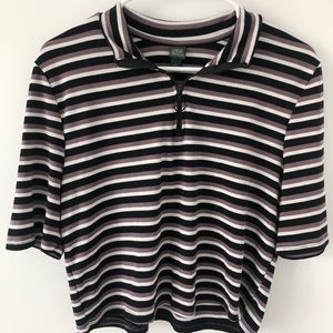 Wild Fable Collared Short Sleeve Knit Top